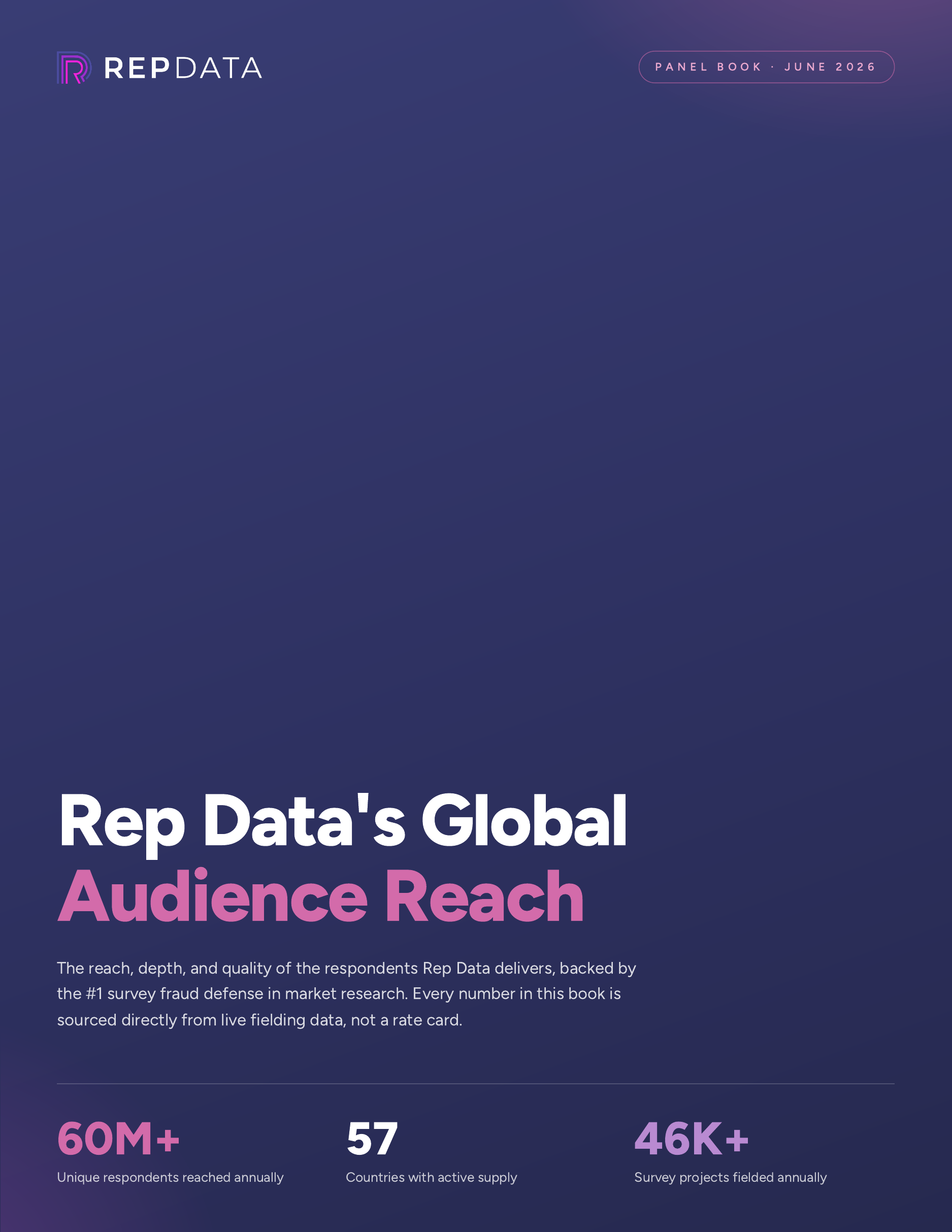 Rep Data's Global Audience Reach ebook cover
