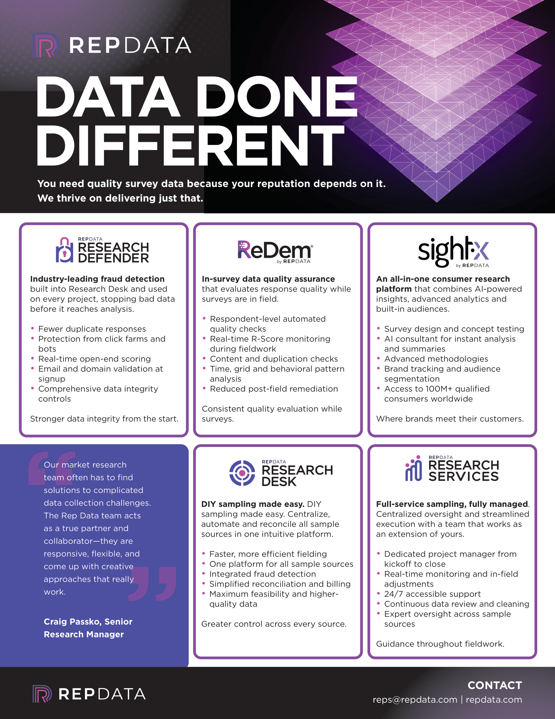 The Rep Data overview in one PDF PDF preview